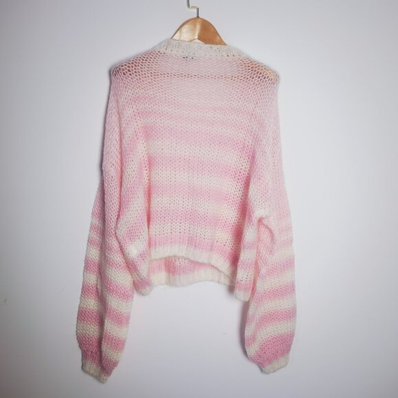 LOEWE Anagram striped mohair-blend sweater - Picture 5 of 13